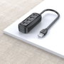 Vention Hub USB 2.0 VAS-J43-B100 con 4 puertos USB-A, 1m, Negro